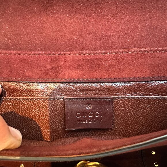 Gucci Studded Horsebit Shoulder Chain Bag - Picture 6 of 11